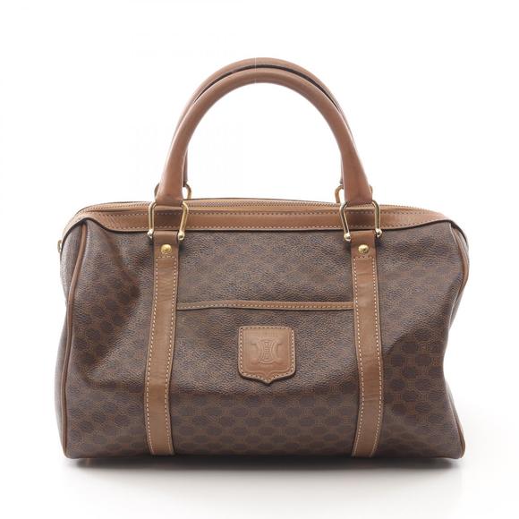 Celine Macadam handbag Leather brown - Picture 1 of 7